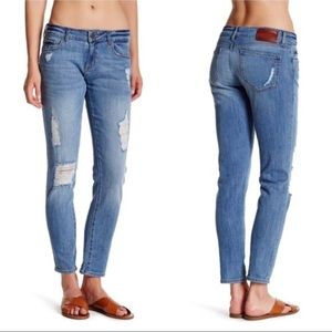 DL1961 AZALEA Factory distressed relaxed jeans